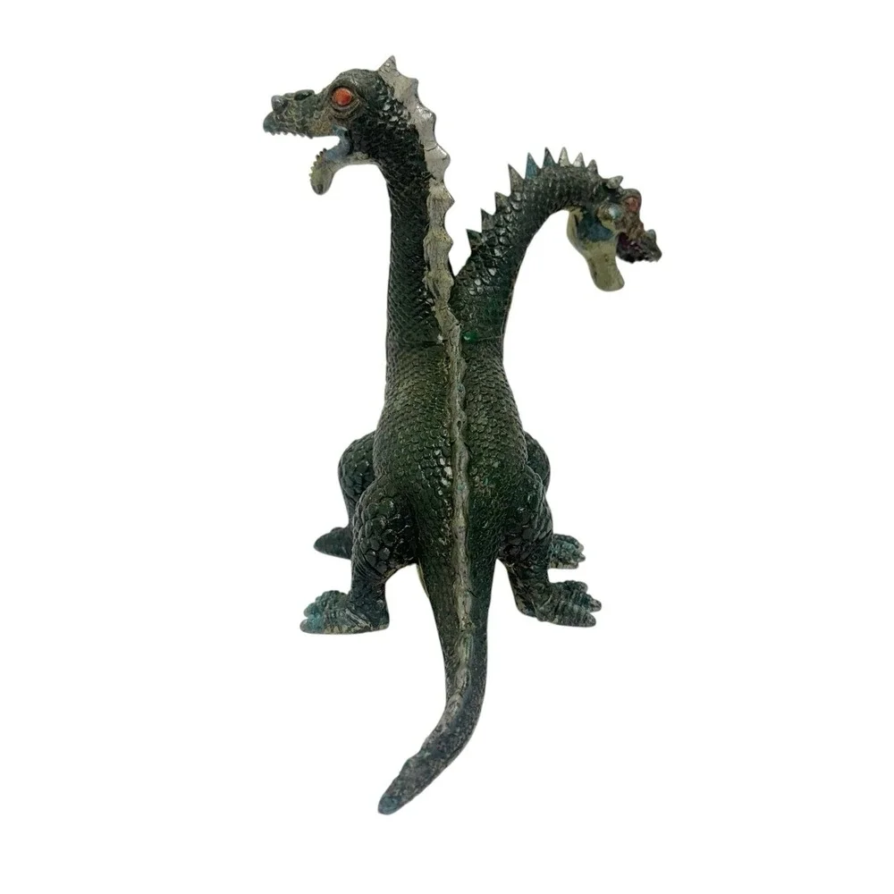 Vintage 1983 Imperial Dragons Knights‎ Daggers Green/Blue Two 2-Headed Dragon